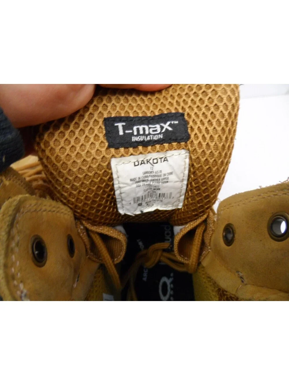 Dakota Men's 6'' 6518 Steel Toe Steel Plate Safety Work Boots Tan Size 12M
